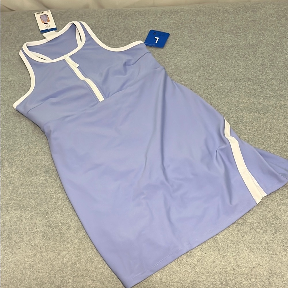 Sage Athletic Romper Dress Large Tennis Golf Summer Active Pickleball Preppy